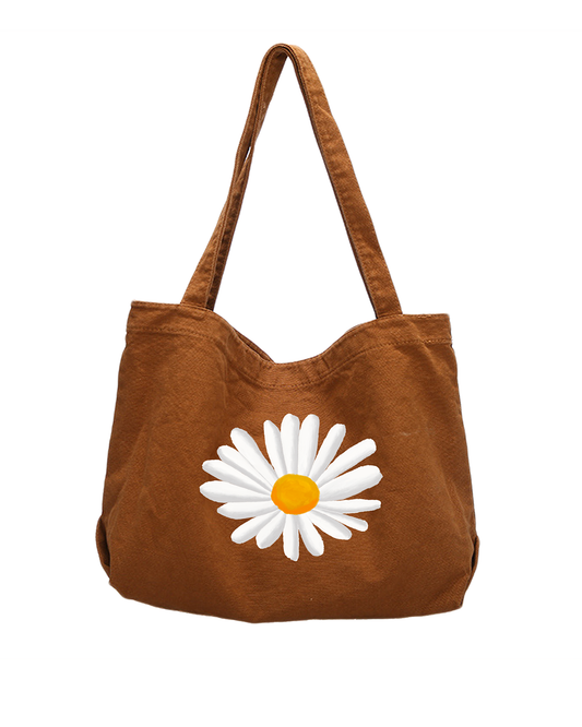 WE ARE ALL FLOWERS - DAISY TOTE BAG